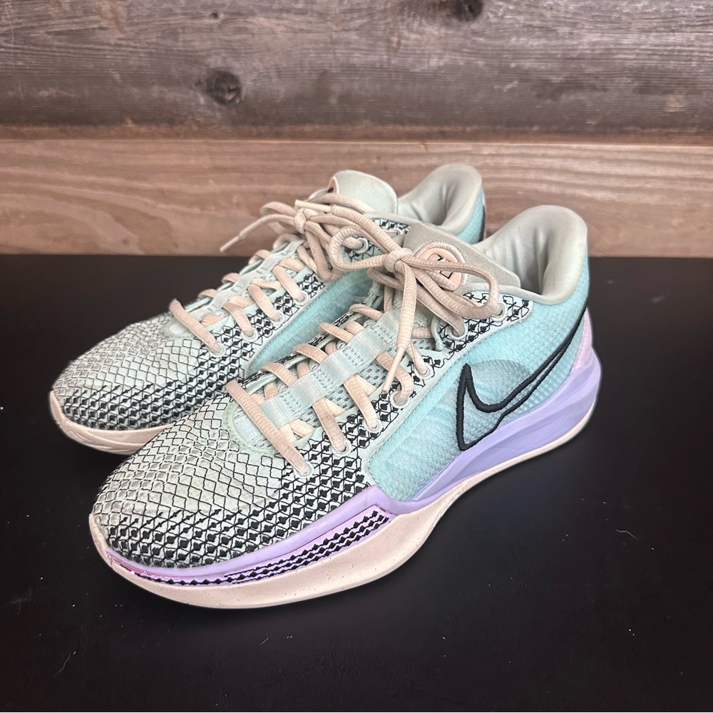 Nike Sabrina 1 Basketball Shoes Women's Sz 8 Brooklyn's Finest Mint Purple Pink